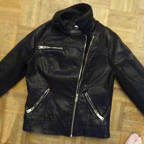 CI SONO BY CAVALINAI FAAUX LEATHER MOTO JACKET - Picture 2 of 3